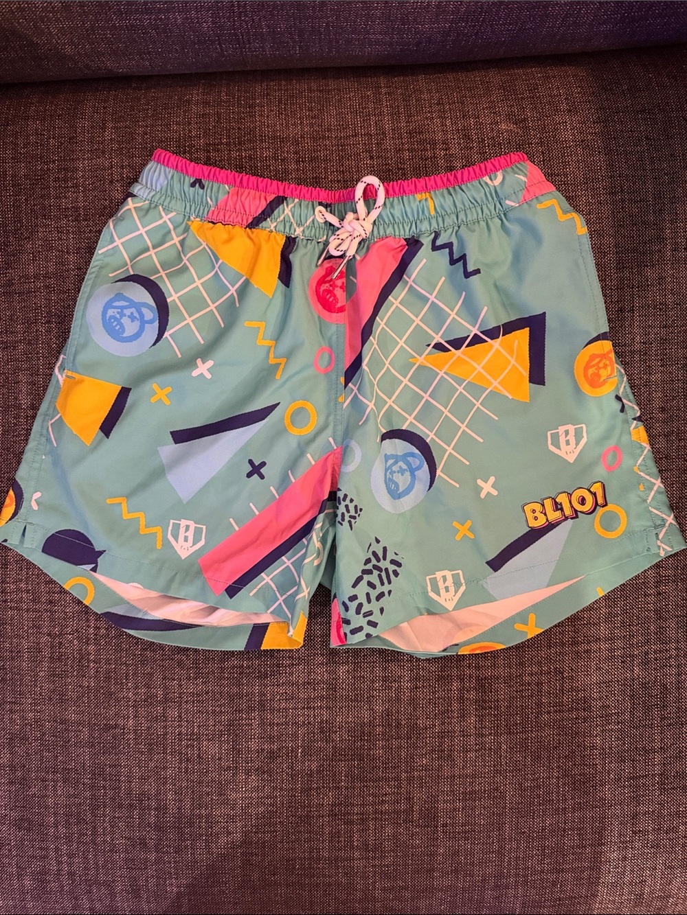 Boys Baseball 101 swim trunks